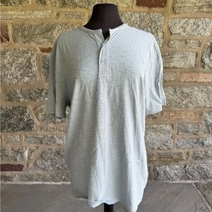 Vince Striped Henley Shirt